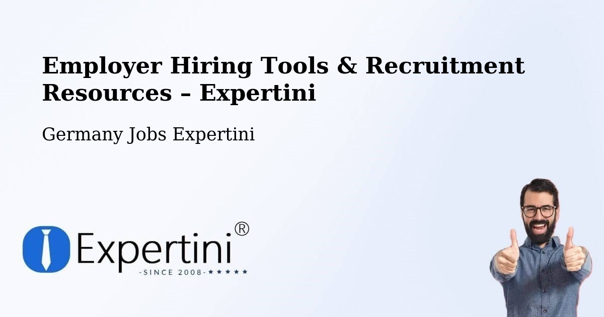 Employer Hiring Tools & Recruitment Resources – Berlin - Berlin, Germany Jobs Expertini